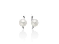 Orecchini Miluna Donna PERLE 375 in Oro bianco Perla PER2727X